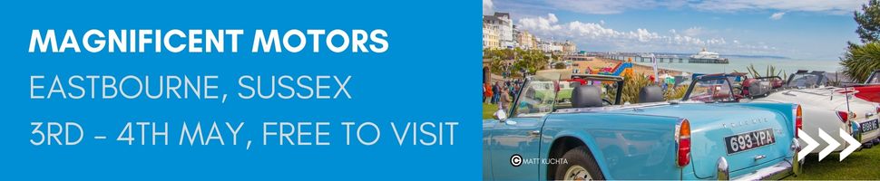 Magnificent Motors, Free to attend, Western Laws, Eastbourne